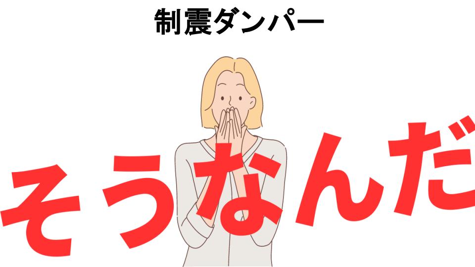 意味ないと思う人におすすめ！制震ダンパーの代わり